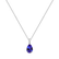 Náhrdelník s diamanty a tanzanitem Teardrop2
