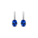 Náušnice s diamanty a tanzanitem Lauriene2