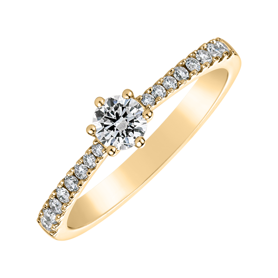 Prsten s diamanty Classic Dew