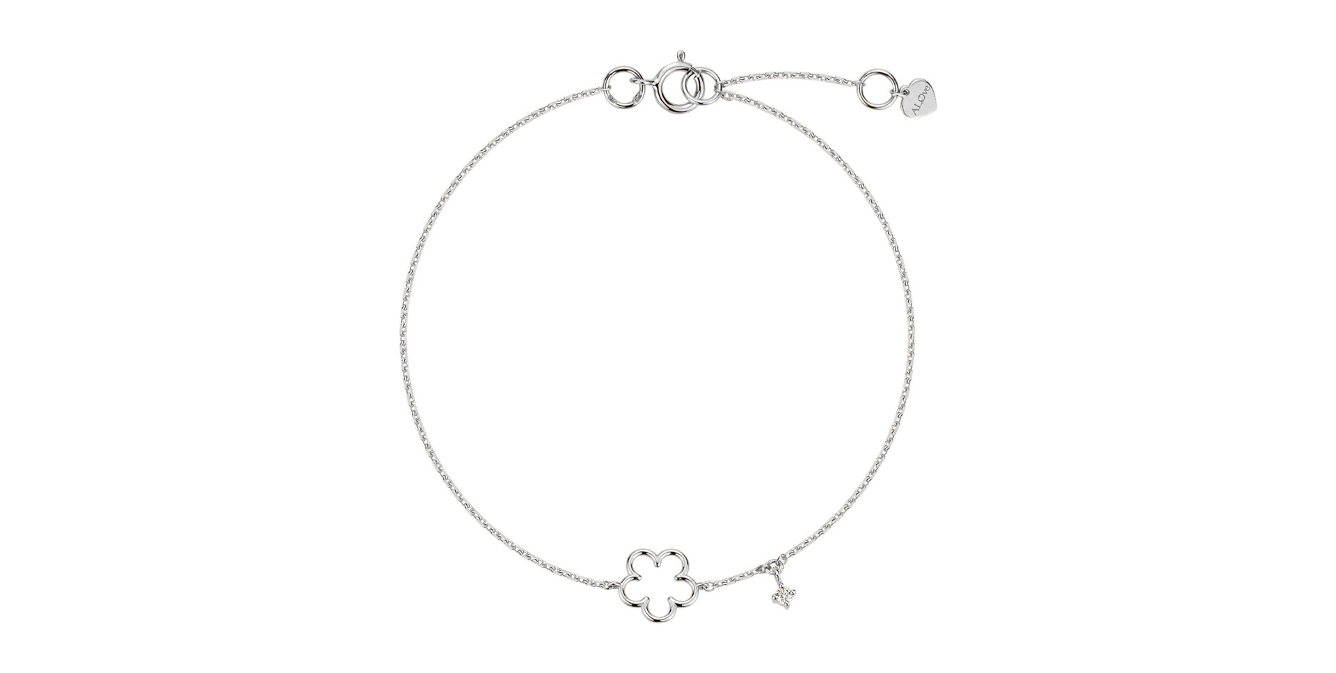 Náramek s diamantem Glossy Daisy