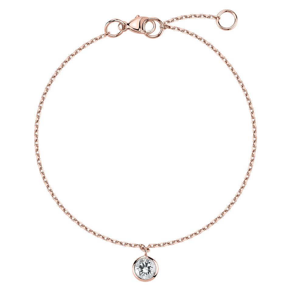 Náramek s diamantem Dot