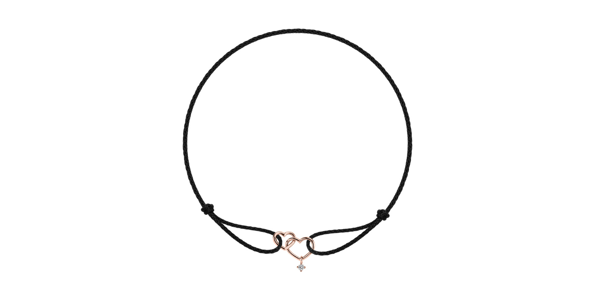 Náramek s diamantem Unbroken Bond