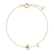 Náramek s diamantem Curly Letter E2