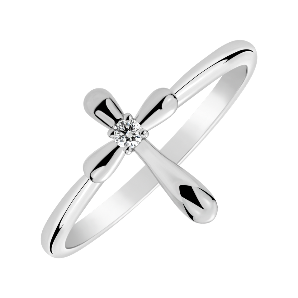 Prsten s diamantem Inner Light