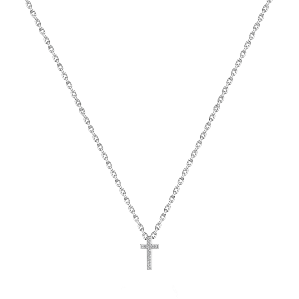 Náhrdelník s diamanty Cross