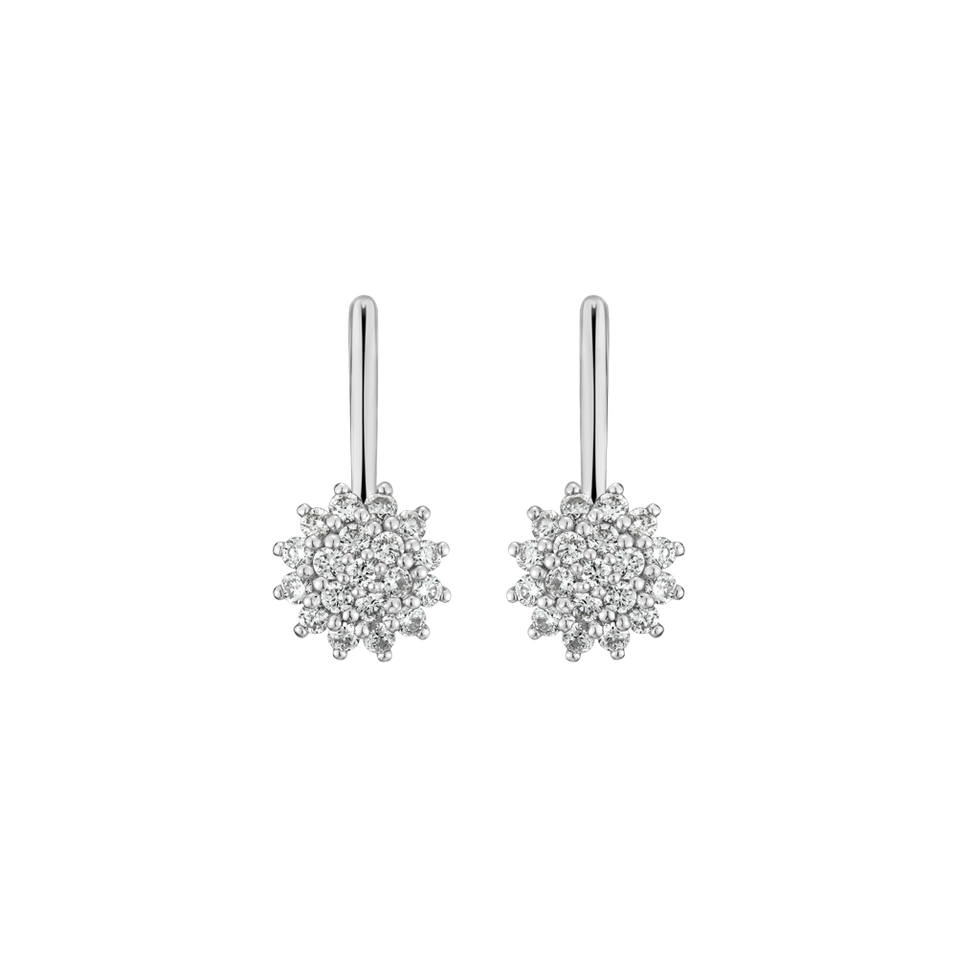 Náušnice s diamanty Midnight Sun