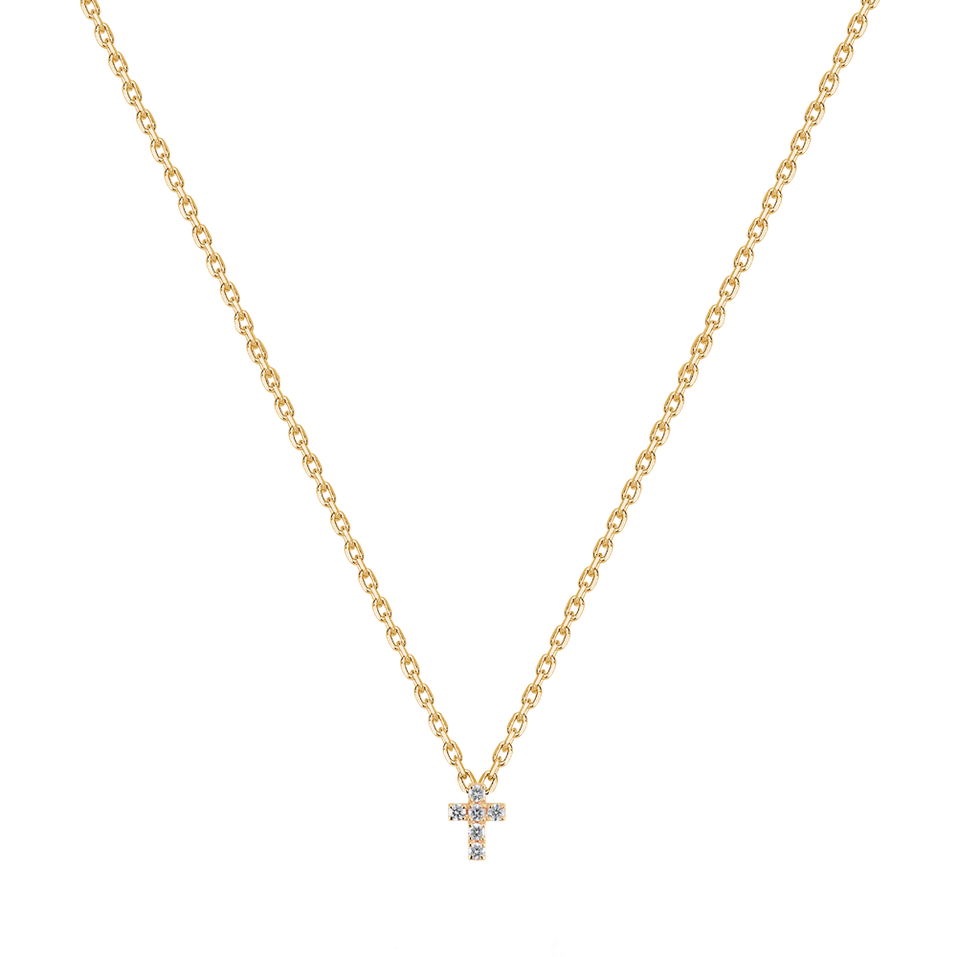 Náhrdelník diamanty Cross