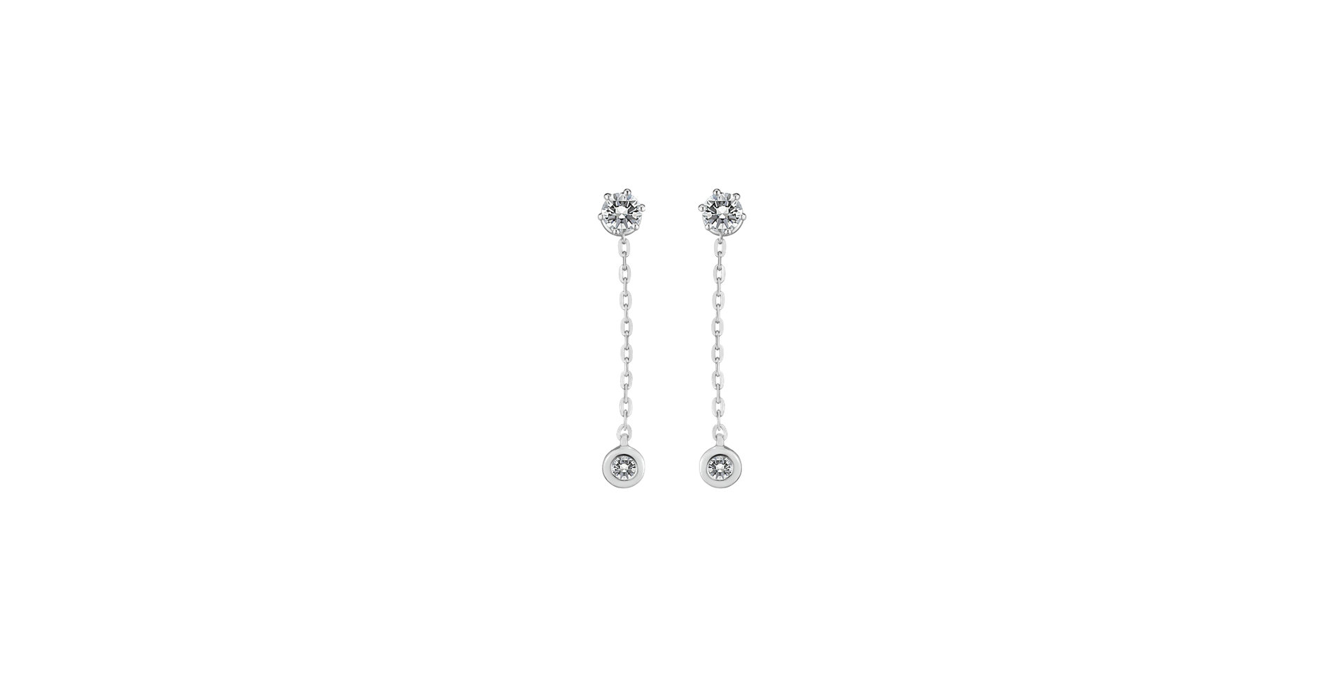 Náušnice s diamanty Josiane