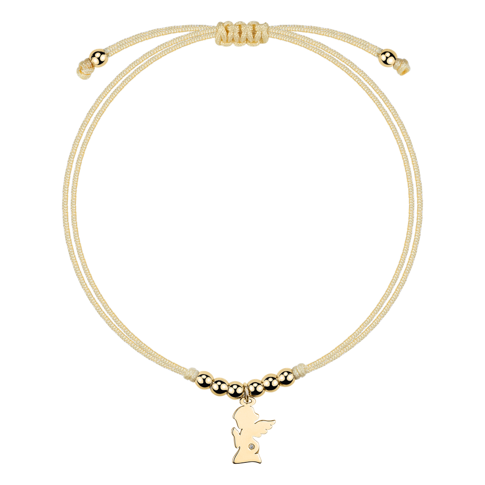 Náramek s diamantem Little Cherub