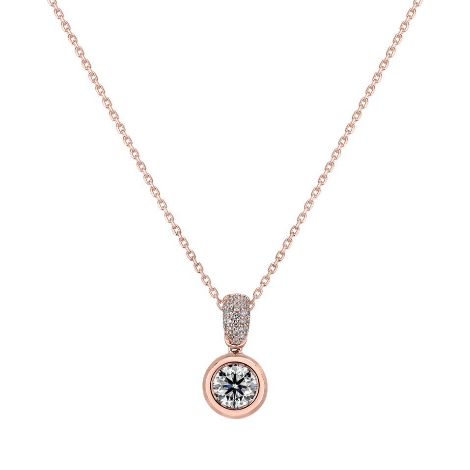 Náhrdelník s diamanty Delicate Drop