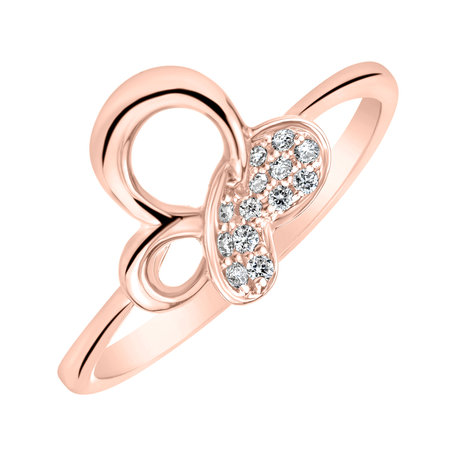 Prsten s diamanty Faelion
