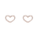 Náušnice s diamanty Shiny Hearts2