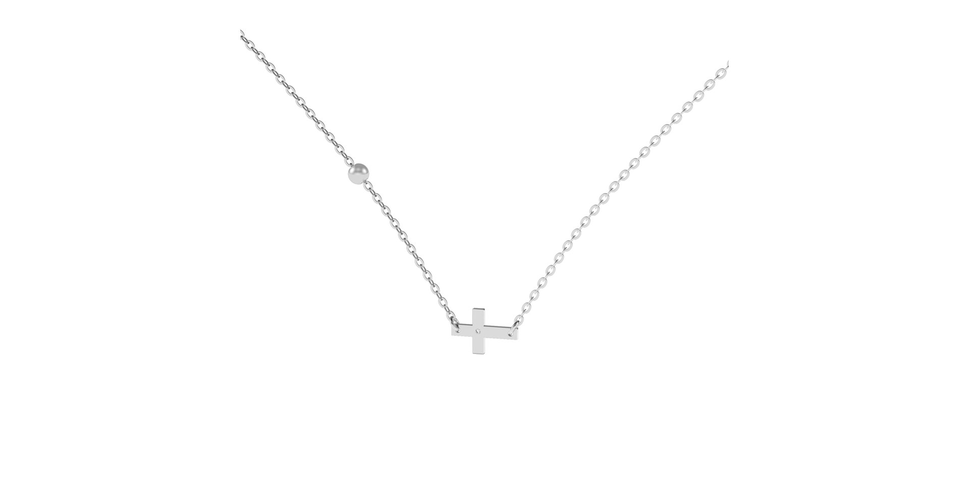 Náhrdelník s diamantem My Faith