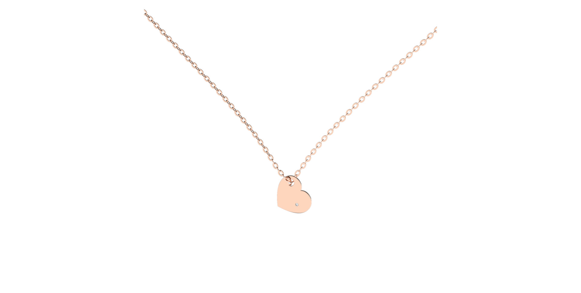 Náhrdelník s diamantem Promise Love