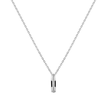 Přívěsek s diamanty Elegant Line