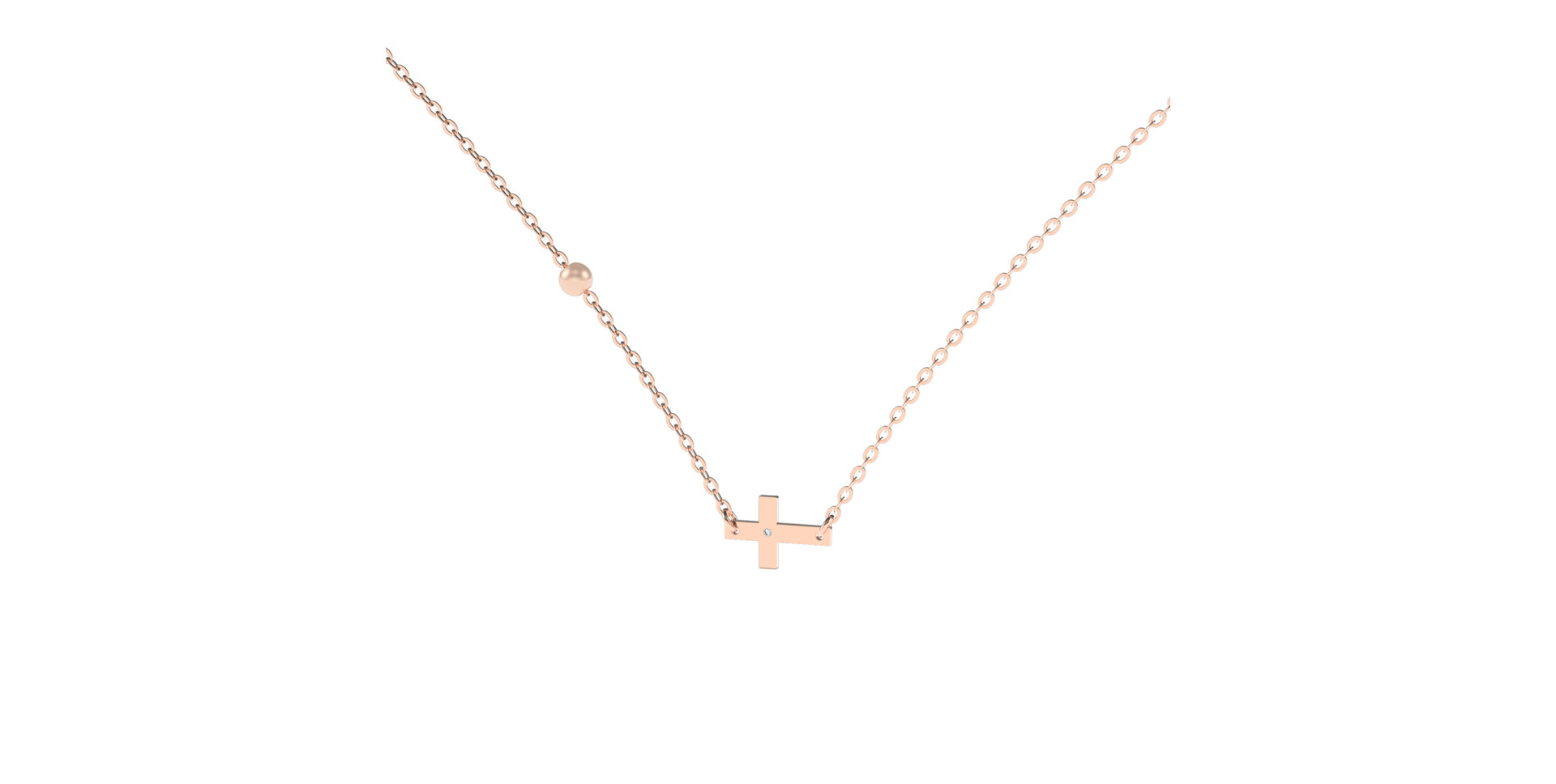 Náhrdelník s diamantem My Faith