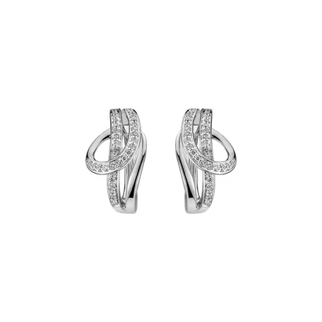 Náušnice s diamanty Chantira