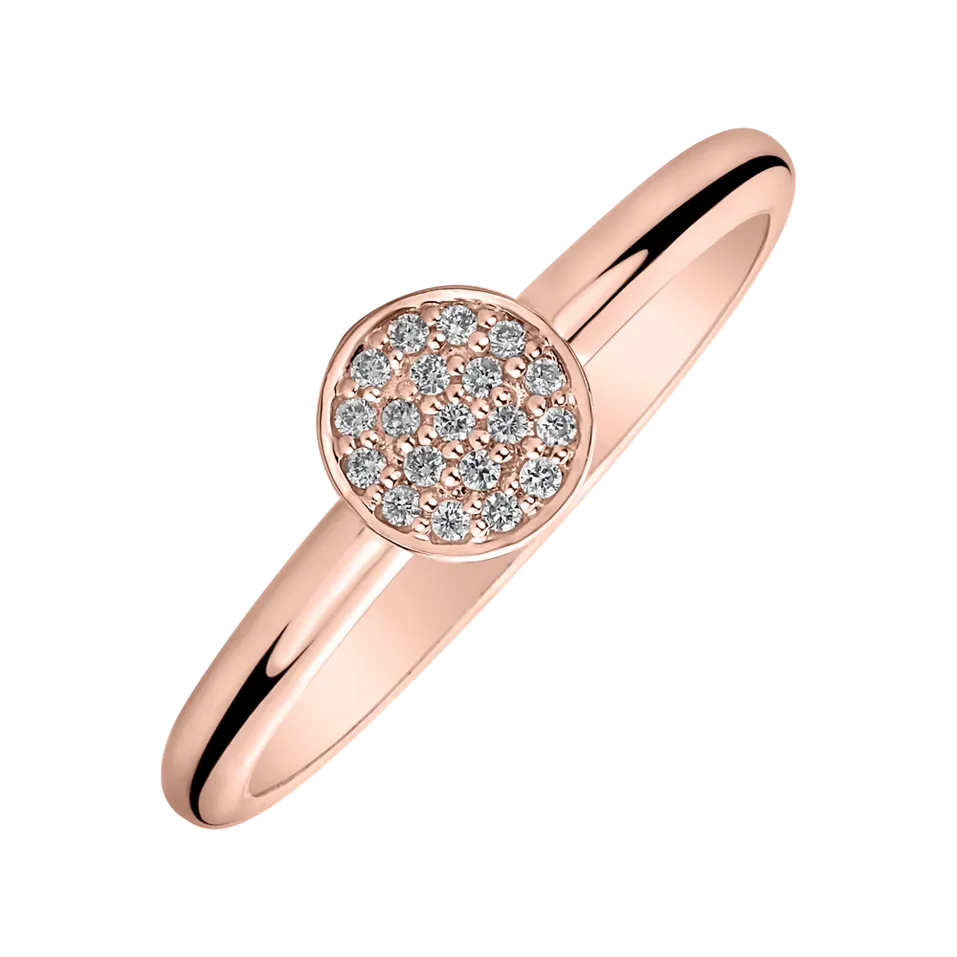 Prsten s diamanty Infinite Circle