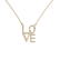 Náhrdelník s diamanty LOVE2