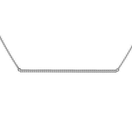 Náhrdelník s diamanty Line