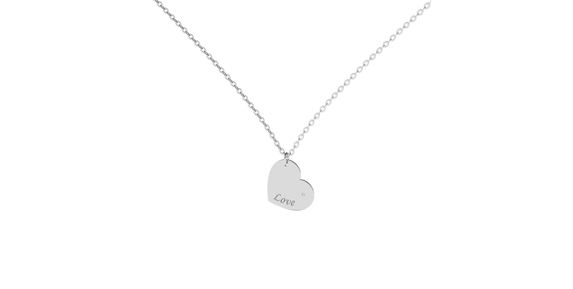 Náhrdelník s diamantem Envoy Love