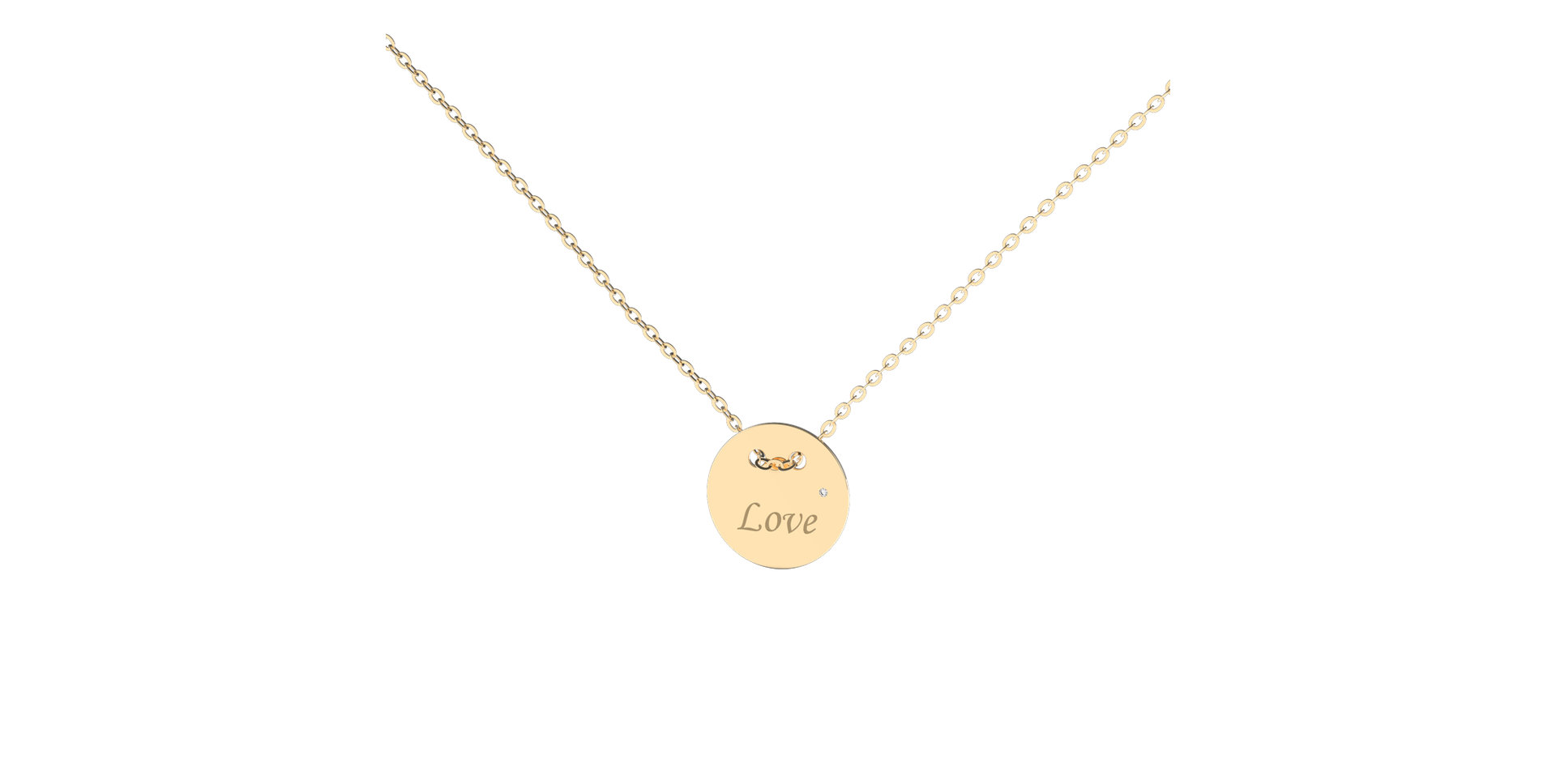 Náhrdelník s diamantem Love Splendor