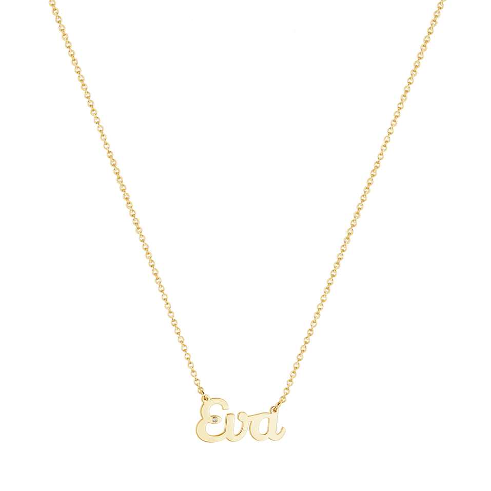 Náhrdelník s diamantem Personalized Gift
