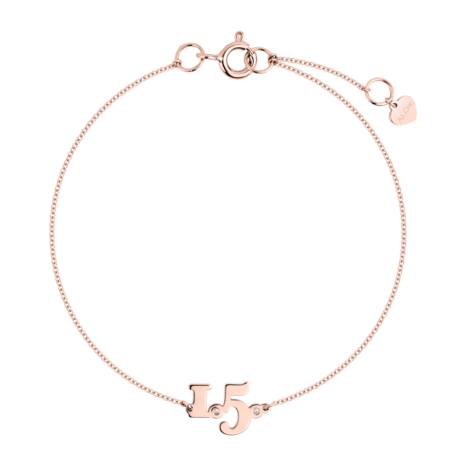Náramek s diamanty Date