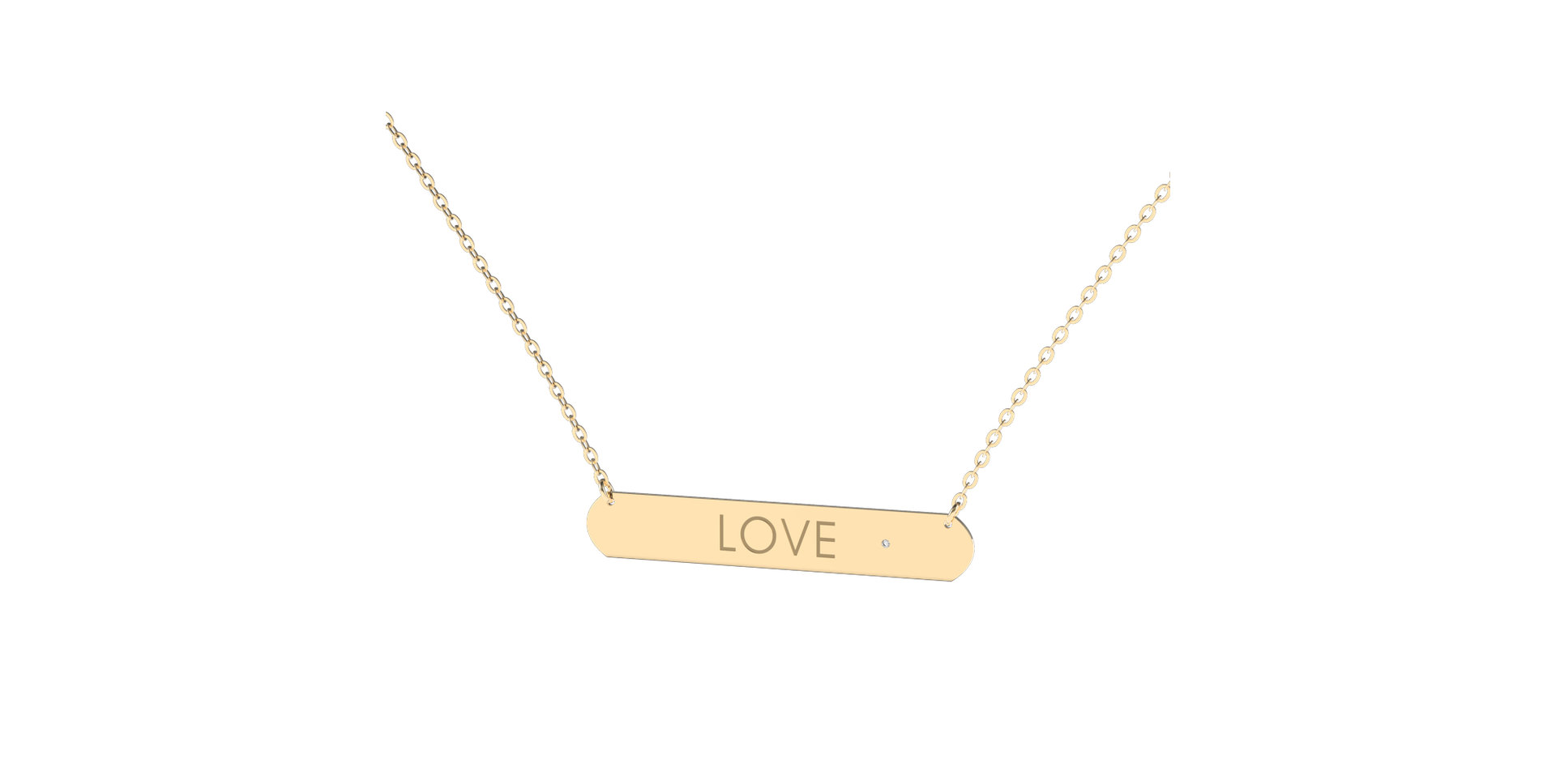 Náhrdelník s diamantem Eternal Amour