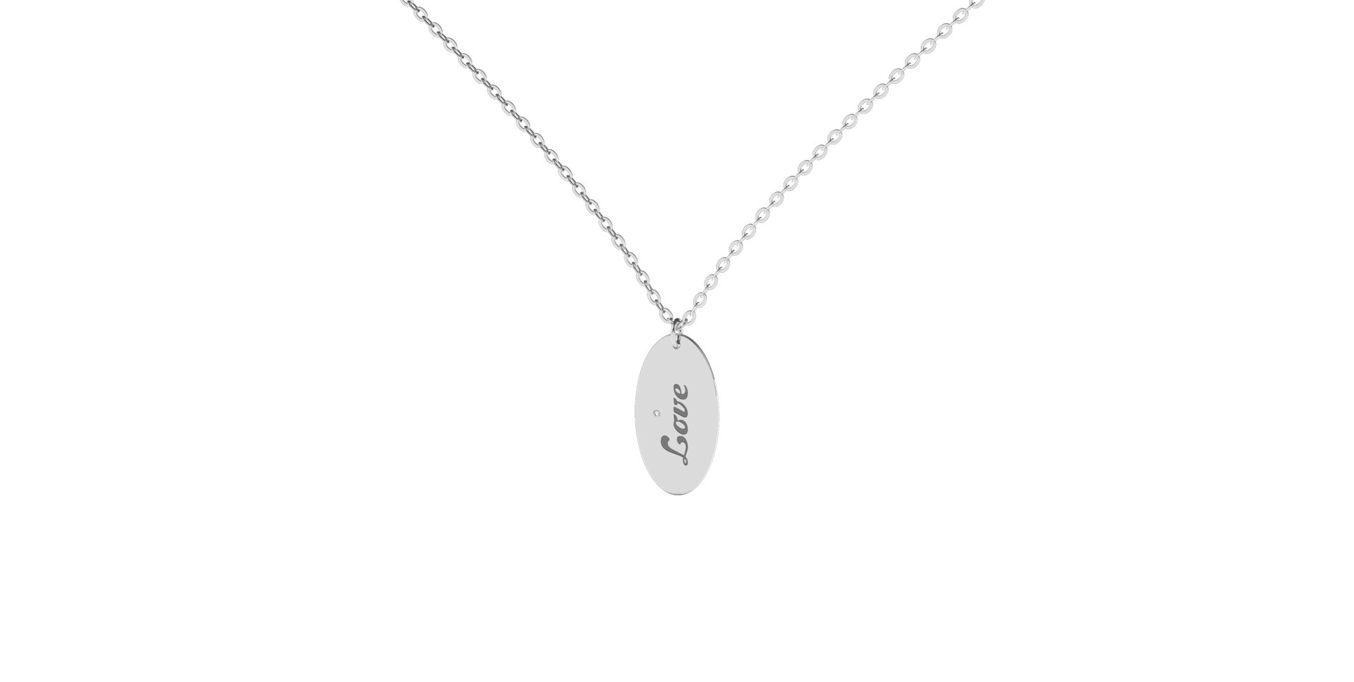 Náhrdelník s diamantem Fantasy Amour