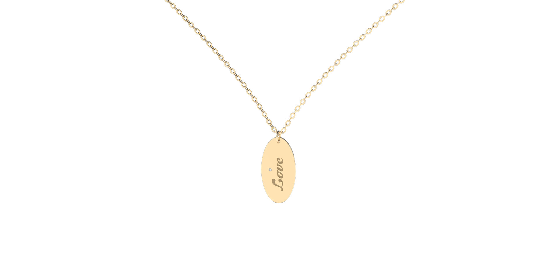 Náhrdelník s diamantem Fantasy Amour