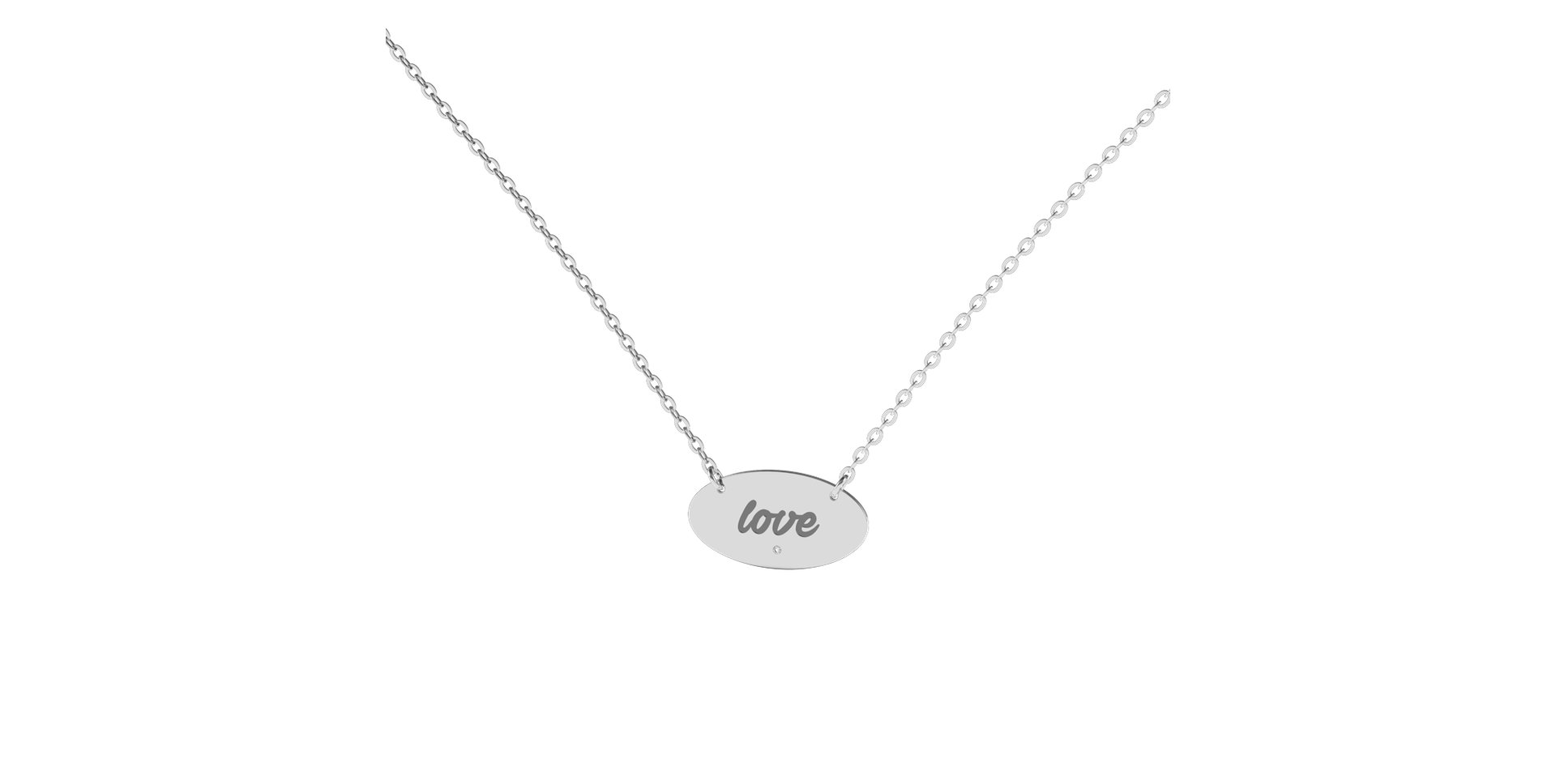 Náhrdelník s diamantem Divine Amour