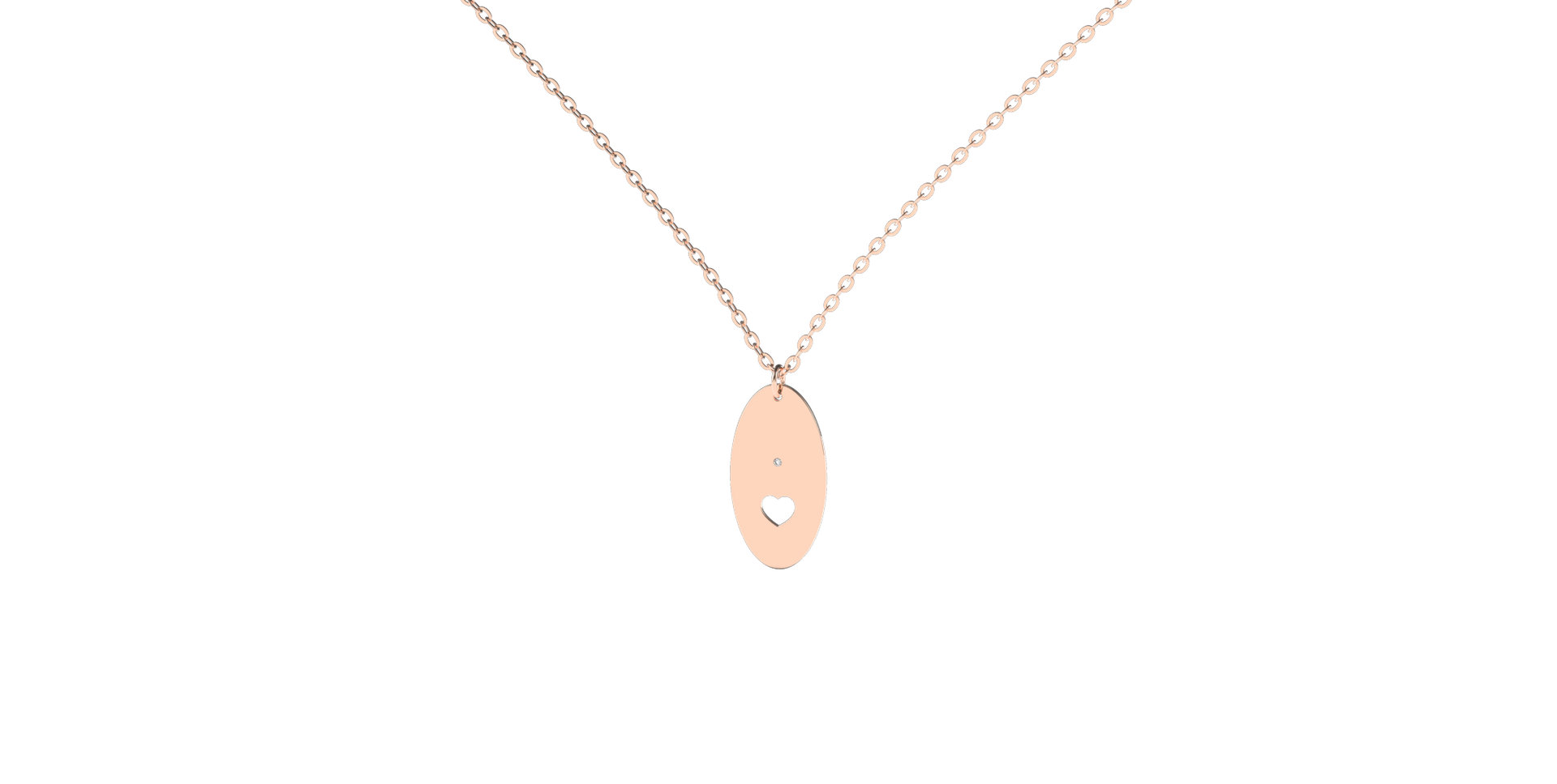 Náhrdelník s diamantem Divine Darling