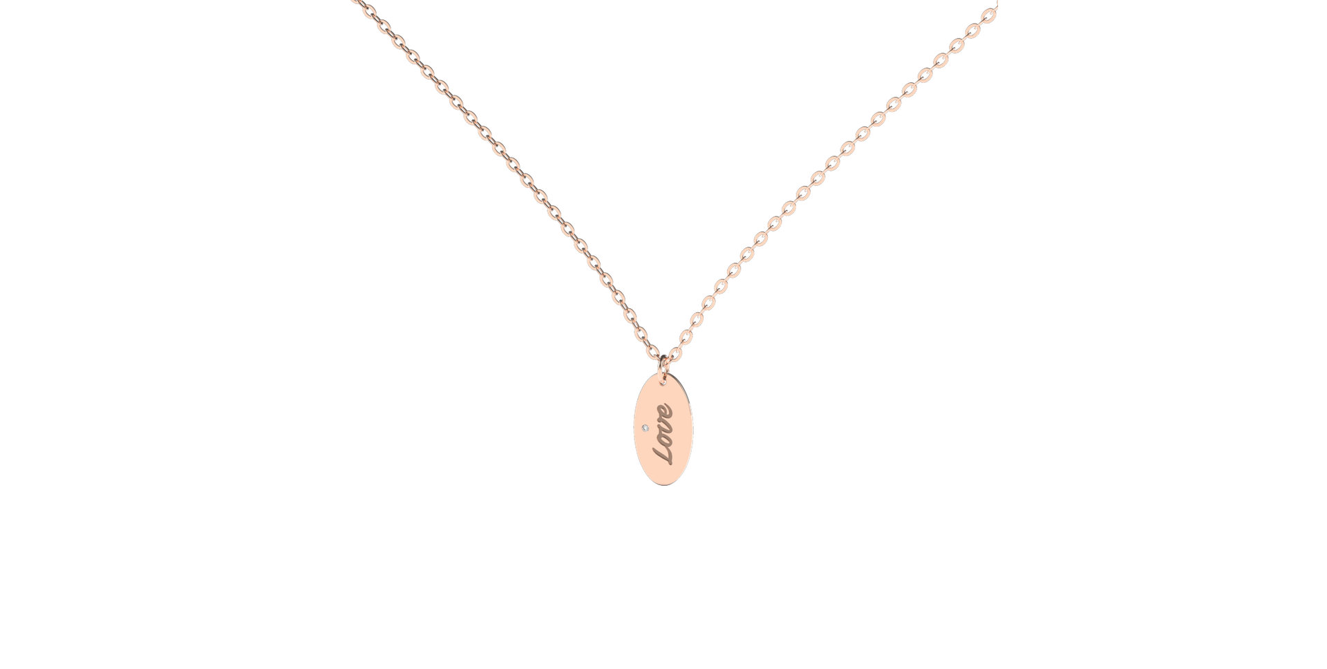 Náhrdelník s diamantem Star Amour