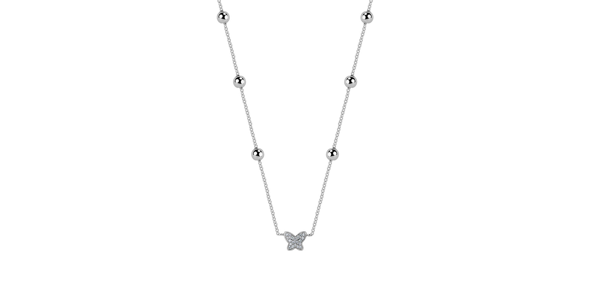 Náhrdelník s brilianty Night Waterfall