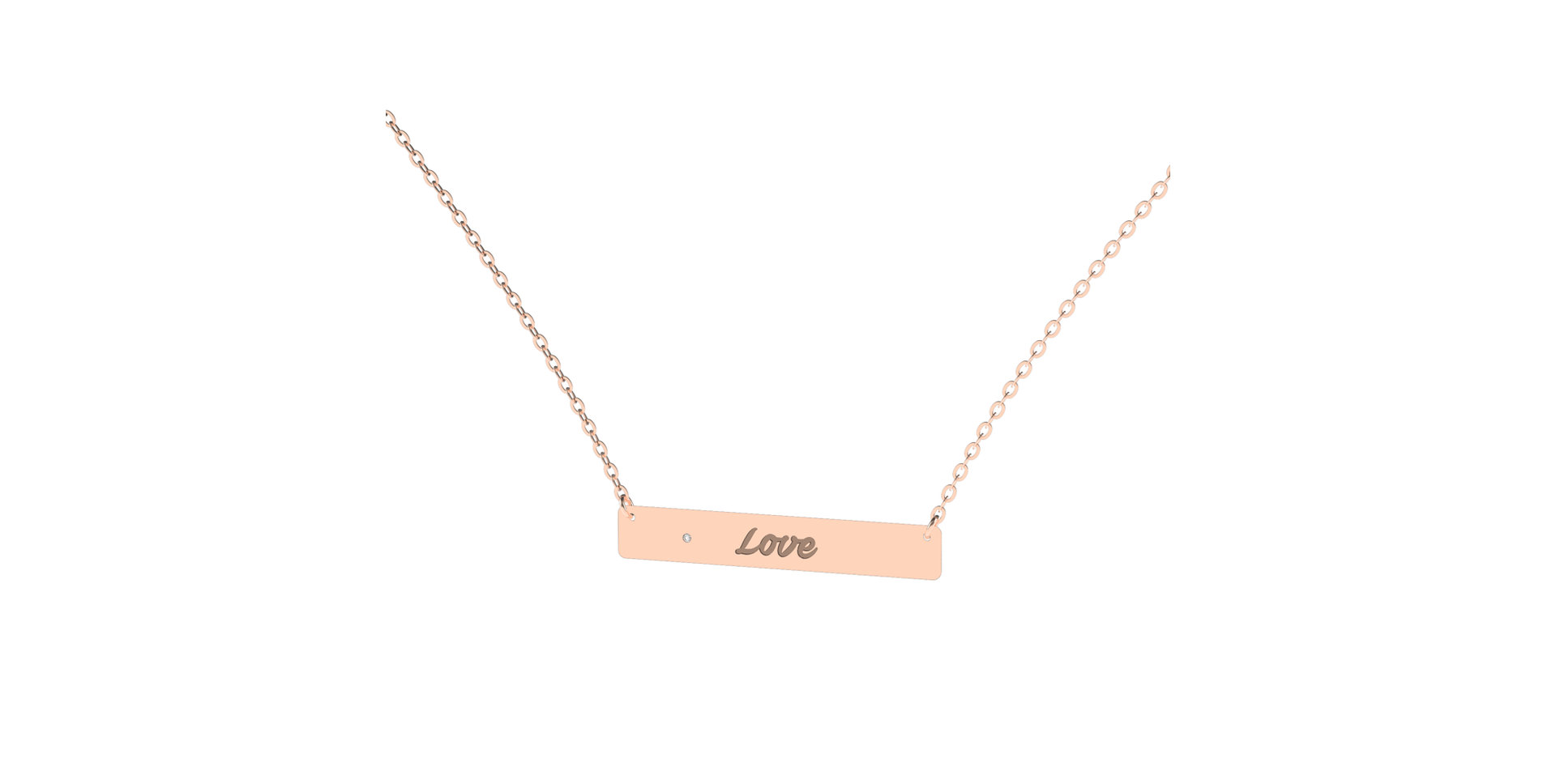 Náhrdelník s diamantem Forever Darling