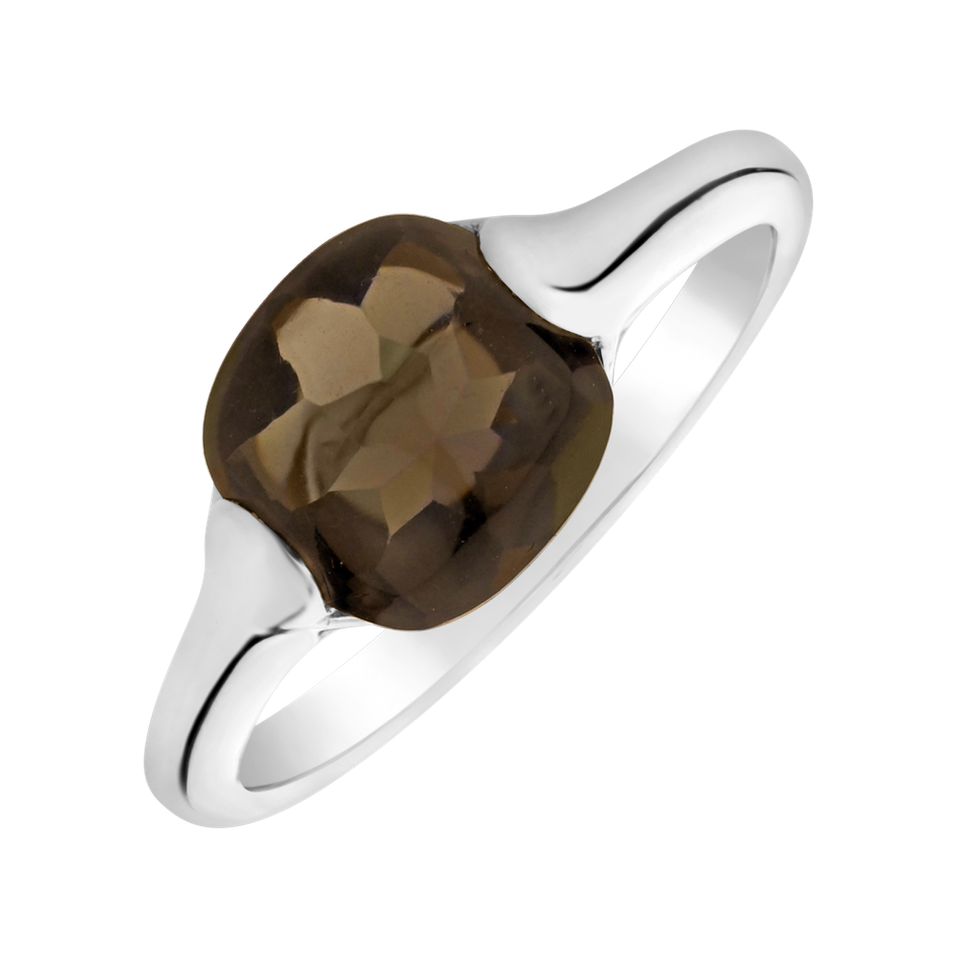 Prsten se smoky quartzem Bonbon