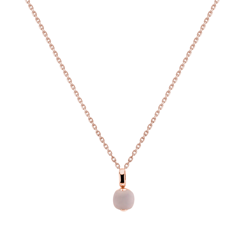 Přívěsek s bílým měsíčním kamenem Bonbon