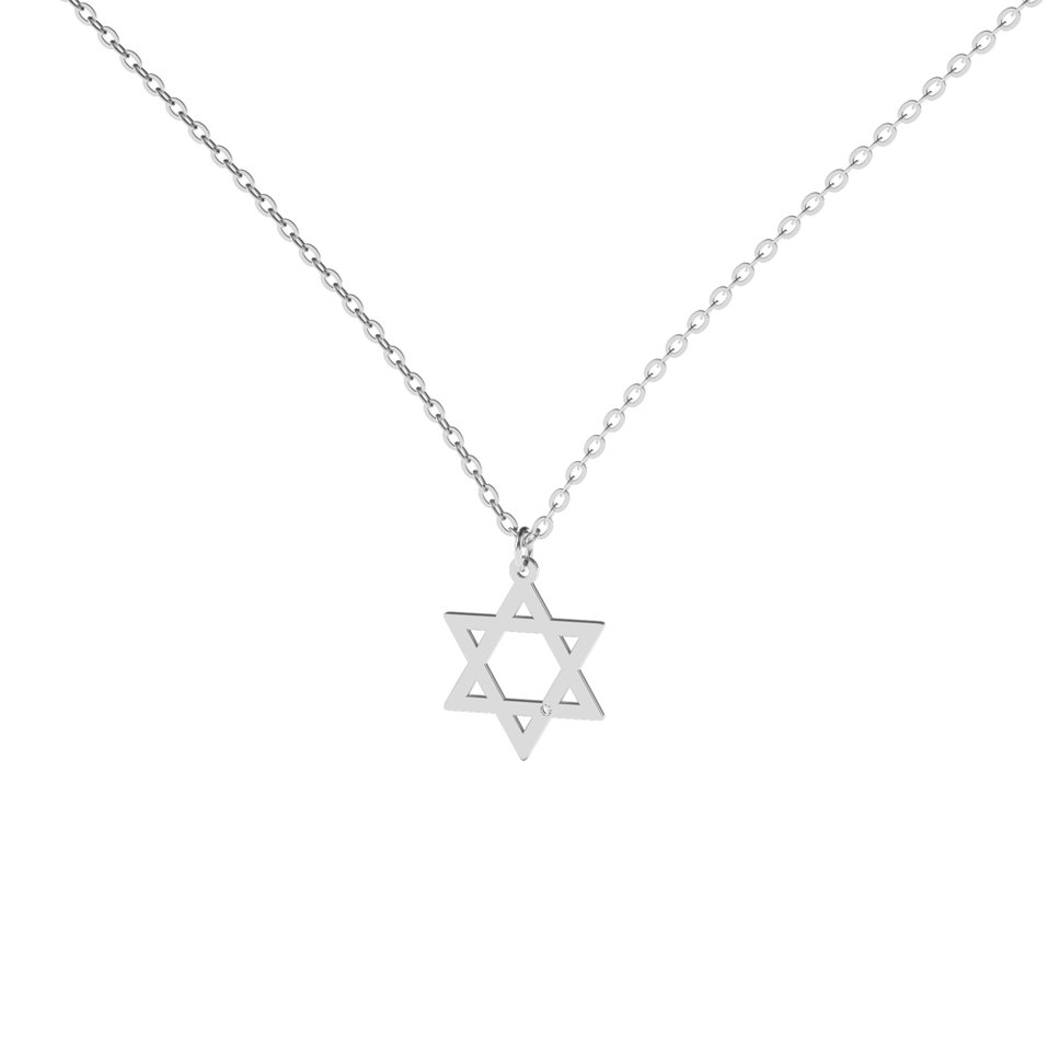 Náhrdelník s diamantem Symbol Star