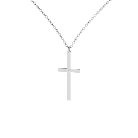 Náhrdelník s diamantem Cross
