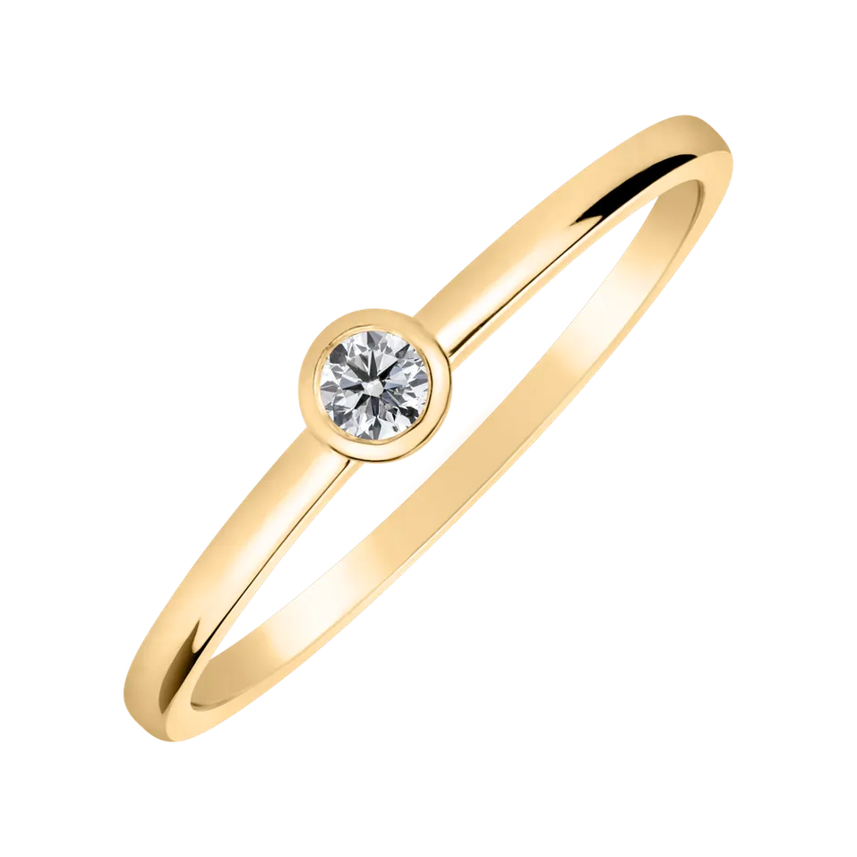 Prsten s diamantem Seductive Glow