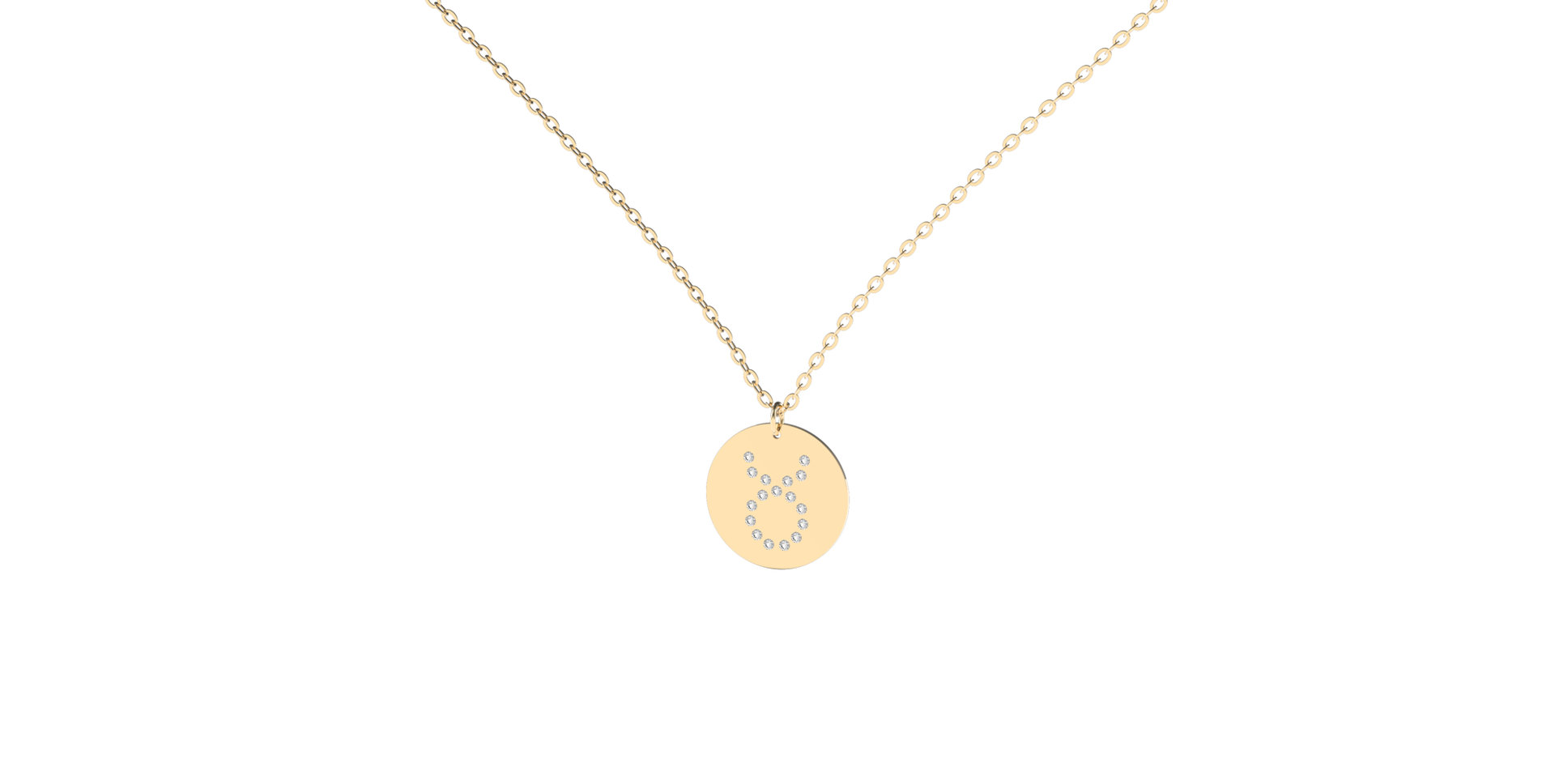 Náhrdelník s diamanty Taurus