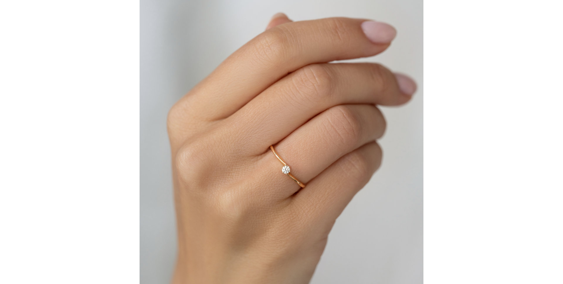 Prsten s diamantem Timeless Glow