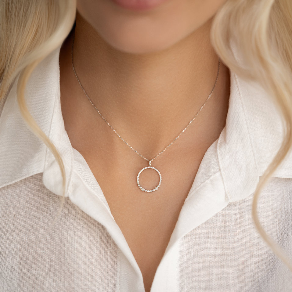 Přívěsek s diamanty Virgin Poem