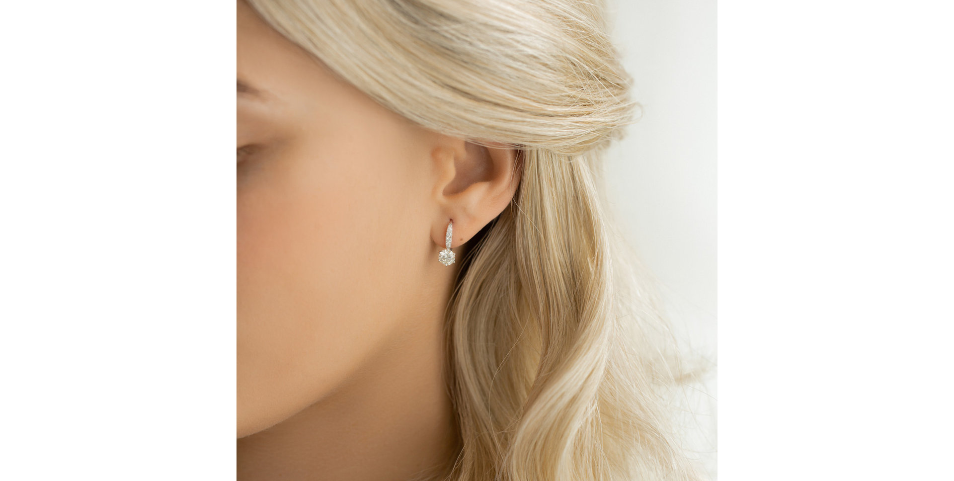 Náušnice s diamanty Sparkless