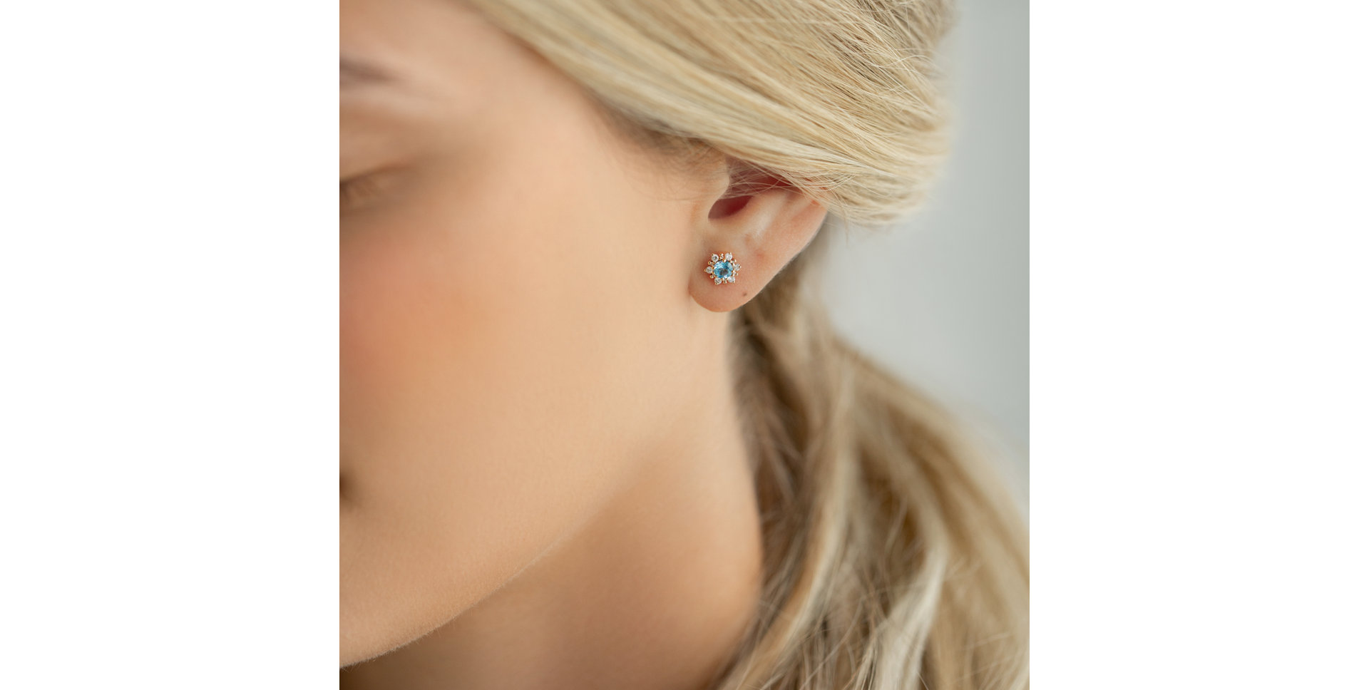 Náušnice s diamanty a peridotem Fancy Fairytale