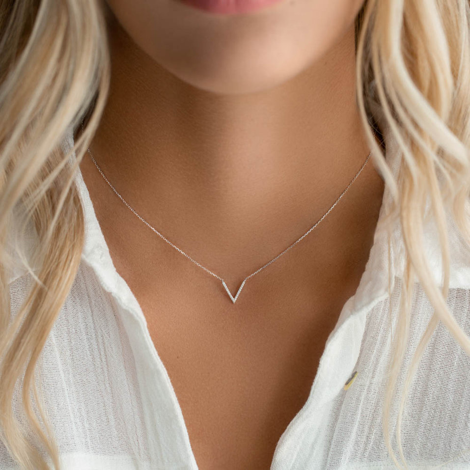 Náhrdelník s diamanty Velvet Beauty