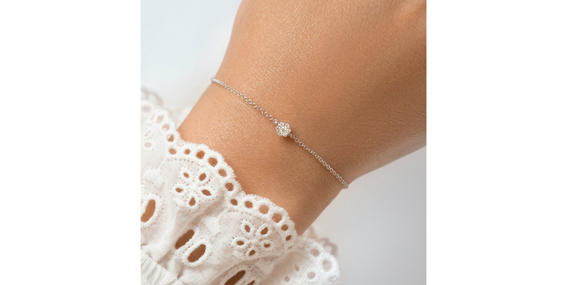 Náramek s diamanty Evening Sky