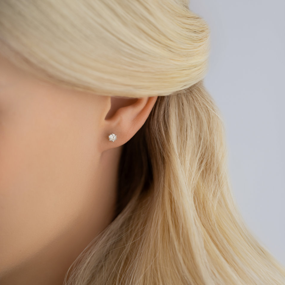 Náušnice s diamantem Essential Sparks