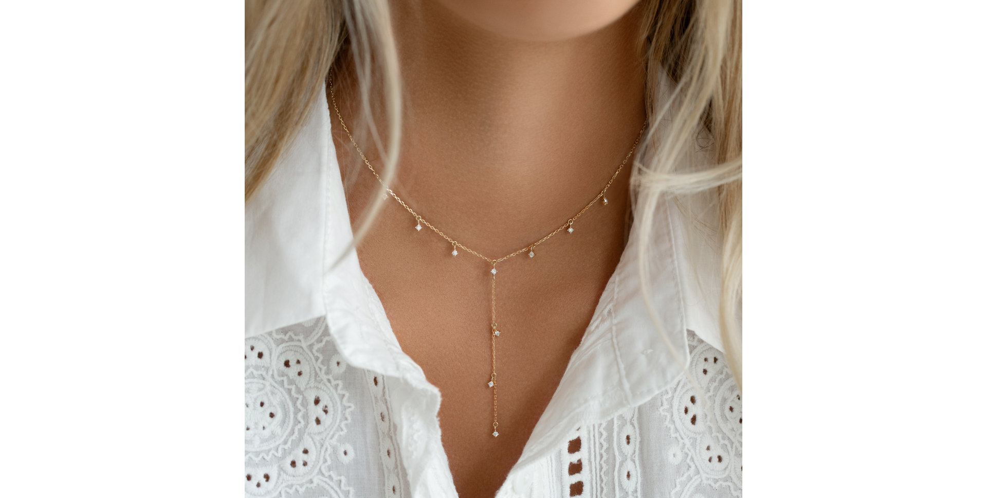 Náhrdelník s diamanty Flamenco